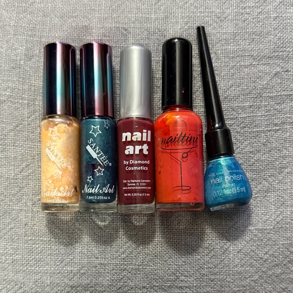 Nail Art Nail Polish Set - Multicolor